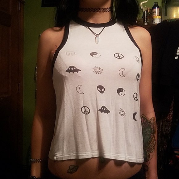 Zumiez Tops - Zumiez Empyre Space Alien UFO Top